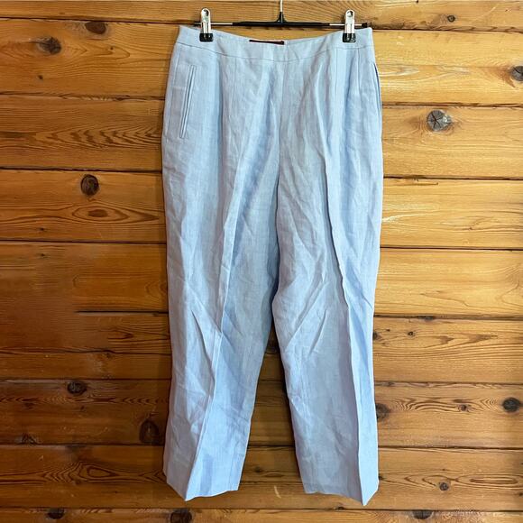 Renato Nucci Light Blue Cropped Pants Size 40 - Picture 1 of 6